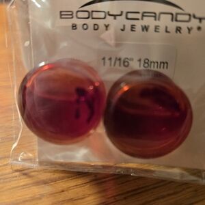 18mm Blood Red Plugs